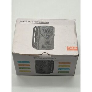WiFi Trail Camera 24MP HD 1080P Night Vision Bluetooth WiFi IP66 Waterproof